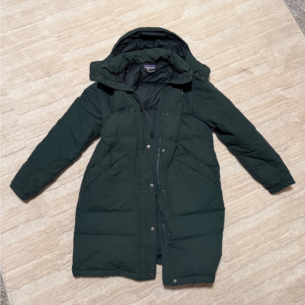 Patagonia Women's Downdrift Jacket in northern green